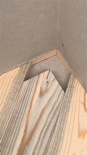 Perfect Corner Fixing Hack 😱 #woodscraft #corner