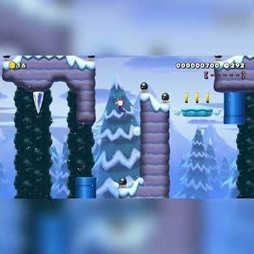 Eternal Ice by T2-mu #shorts 🍄Super Mario Maker 2 | Switch 2 | No Commentary #ear
