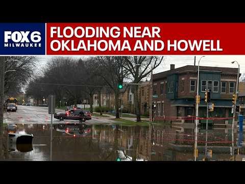 Flooding near Oklahoma and Howell in Milwaukee | FOX6 News Milwaukee