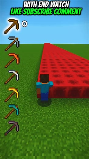 All Pickaxe Brake in Redstone Block