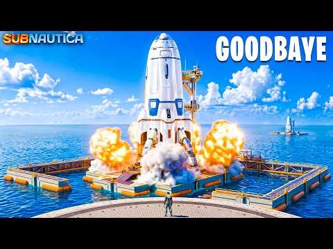 I ESCAPED THE ALIEN PLANET BUT LOST MY ONLY FRIEND 🥹 | SUBNAUTICA ENDING