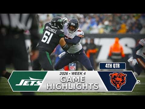 Chicago Bears vs New York Jets Game Highlights 4th-Qtr | Oct 4, 2026 NFL Week 4