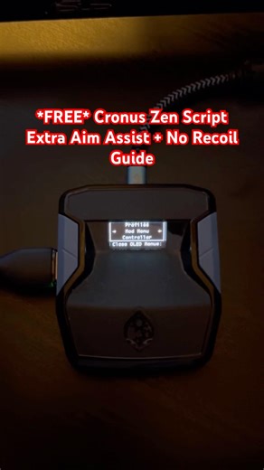 Free Cronus Zen Script Boosted Aim Assist + No Recoil Values (All Consoles)