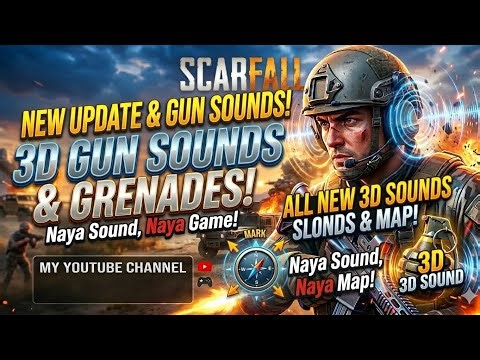 ScarFall 2.0 Update 1.4.5 🔥 New Features, 3D Audio & Rank Progress Bar | Full Update