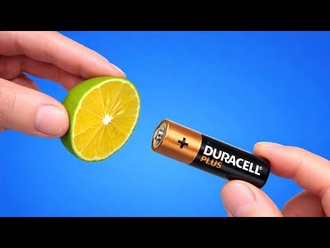 🔋 Never Buy AA Batteries Again! Use a REGULAR LEMON and Watch What Happens!