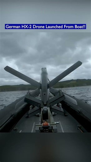 German HX-2 Kamikaze Drone Launched From High-Speed Boat!!