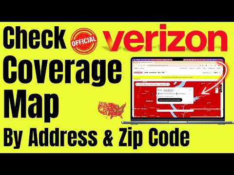 Check Verizon Coverage Map by Address & by Zip code