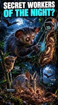 Nature’s Secret Night Shift: The Nocturnal Creatures That Save Our Planet