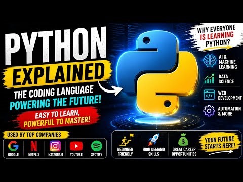 Python Explained: The Coding Language Powering AI, Google & The Future! 🐍