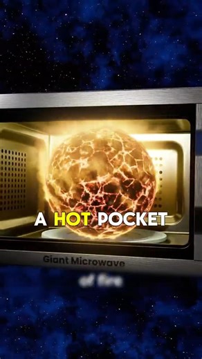 What happens if you microwave the Earth? 🌍 #earth #space #sciencefacts