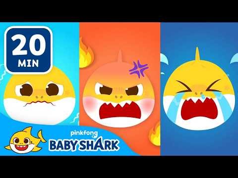 😡😱😭 If you're happy and you know it + more | Learn Emotions with Baby Shark | Baby Shark Official