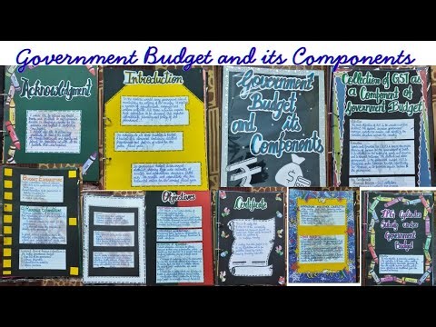 Government Budget and its Components | Economics Practical File | Complete Video | Class 12th | CBSE