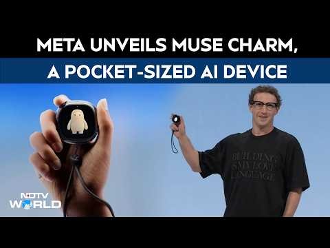 Meta Unveils Muse Charm, A Pocket-Sized Device For Its Personal AI Agent