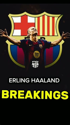 New transfer🎉 , ERLING HAALAND in Barcelona #Barcelona #barca #football #transfer #shorts