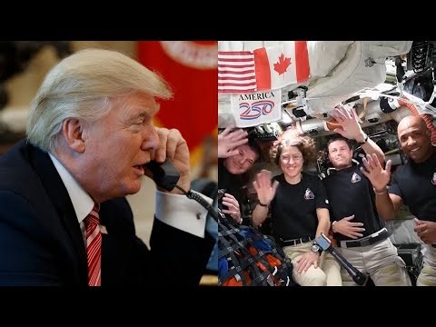 WATCH: Trump’s full phone call with Artemis II astronauts on record-breaking Moon mission