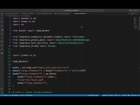 Book Recommender System using RAG