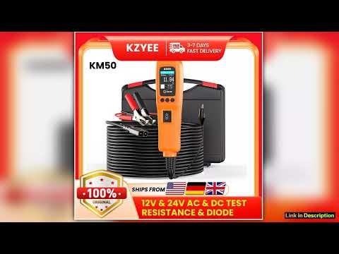 KZYEE KM50 Power Circuit Probe Kit 12V24V Automotive Circuit Tester Current Probe with ACDC Voltage