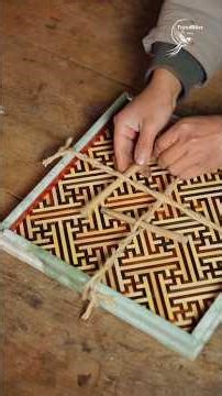 Crafting a Traditional Auspicious Pattern Tea Tray | Intangible Cultural Heritage Art