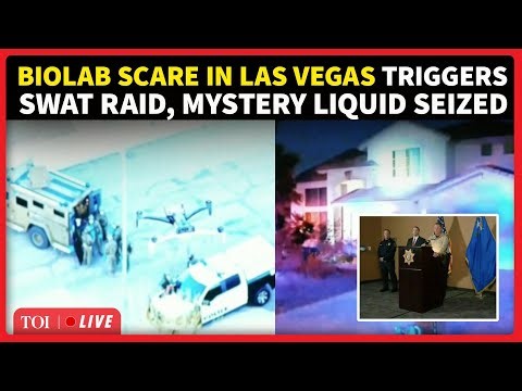 LIVE: SWAT Raids Secret Las Vegas Biolab; Mystery Liquids Found, One Detained | FBI Probes