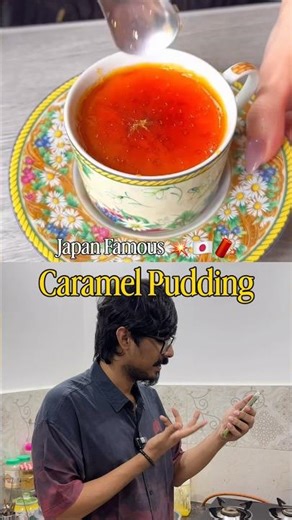 Japan Famous 🇯🇵🍮 Caramel Pudding 💥🧨