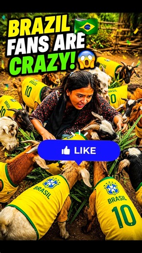 🇧🇷 Brazil Fans Are Crazy! 😱#shorts