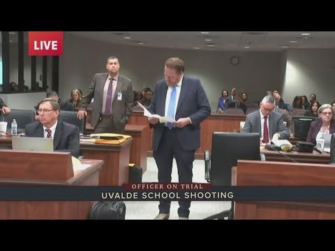 Uvalde Trial: Teacher testimony & attorneys debate at officer Gonzales trial | FULL TESTIMONY