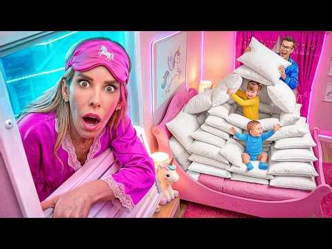 I SECRETLY Lived in My New House...