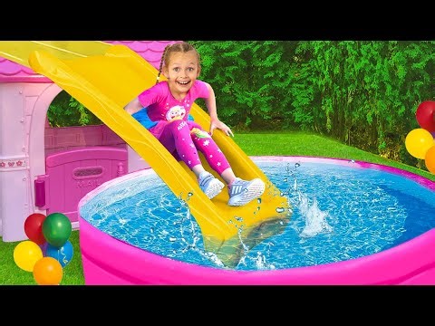 Maya's Splashy Adventure - Fun Pool Time with Mary!