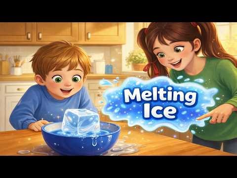 Melting Ice: Fun Science Experiment 🧊 | States of Matter Story