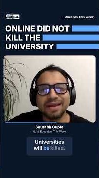 People said online platforms would kill universities. They did not