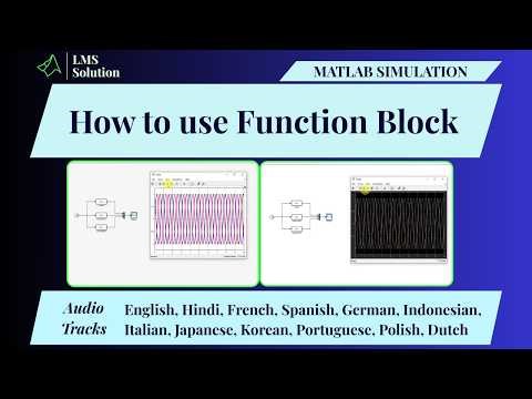 How to use Function Block in MATLAB | How to use fcn Block in MATLAB Simulink