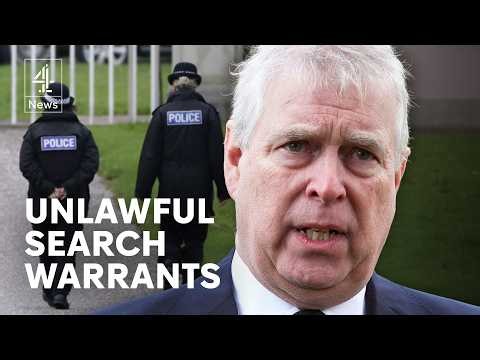 Search warrants on Andrew Mountbatten-Windsor’s homes were unlawful