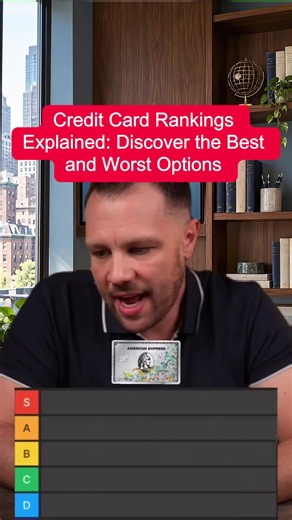 Credit Card Tier Rankings A to F — Fees, Perks & Best Uses