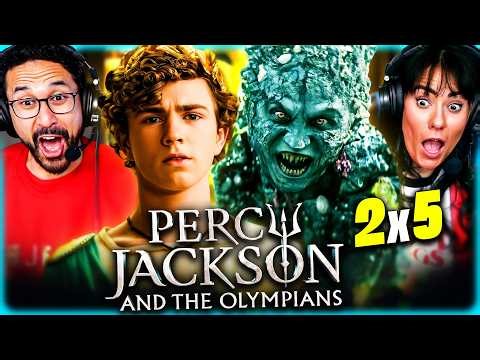 BEST EPISODE YET?! PERCY JACKSON & THE OLYMPIANS Season 2 Episode 5 REACTION! Disney Plus