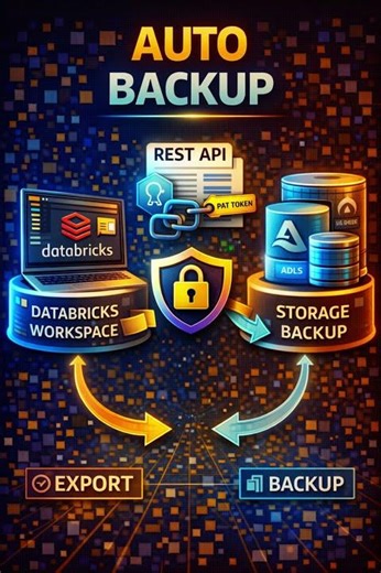 How do you automate backup of workspace artifacts using Databricks REST APIs?