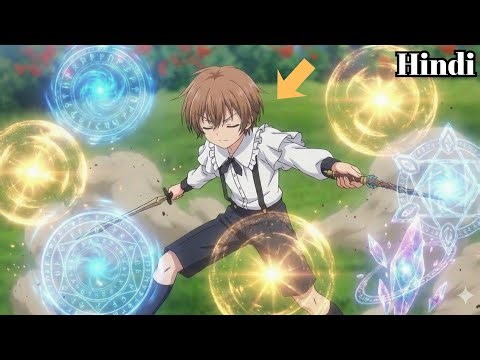 Sacrificed His EYES To Got Super Mage Power | anime explanation hindi 