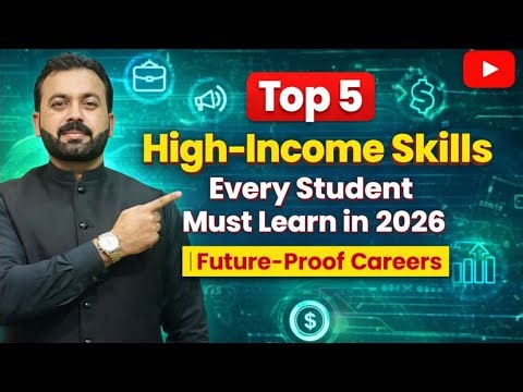 Top 5 High-Income Skills Every Student Must Learn in 2026 | Future-Proof Careers