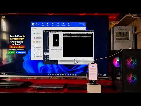 Unlock/Erase Permanently🔓“iPhone Locked to Owner” Without Jailbreak (No Apple ID or Password!)✅FREE