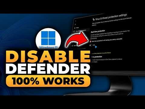 How To Disable Windows 11 Defender (𝟮𝟬𝟮𝟲) | 100% WORKS | NO Yapping, To The Point! | FAST & EASY