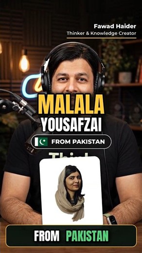 The Youngest Nobel Prize Winner Ever Is From Pakistan 🇵🇰🏅 #Malala #NobelPrize #Pakistan #Girls