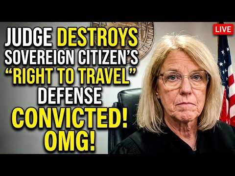 Judge DESTROYS Sovereign Citizen’s “Right To Travel” Defense — CONVICTED! OMG!