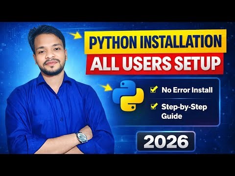 Python Installation for All Users | Step-by-Step Guide (Windows) 2026 | OMG's Campus