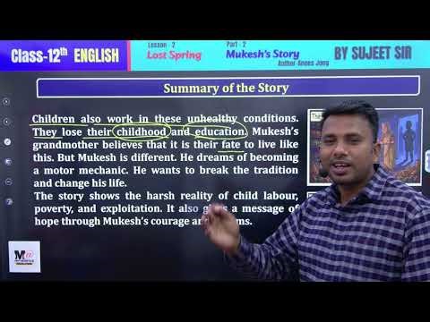 Class 12th English Chapter 2 | Mukesh's Story | Summary & Important questions | Ncert