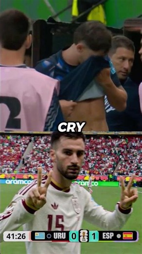 Valverde's heartbreaking reaction after World Cup elimination. 😳💔