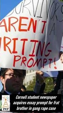 Cornell student newspaper acquires essay prompt for frat brother in gang rape case