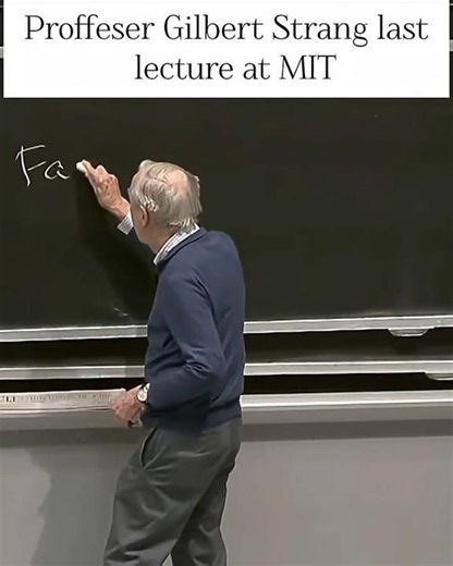 Gilbert Strang: The Man Who Made the World Love Linear Algebra ❤️ #historyofmathematics #4kedit