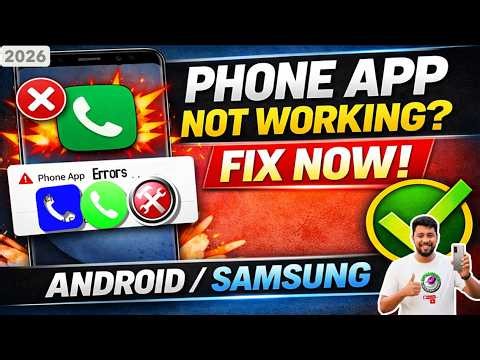 How To Fix Phone App Not Working On Android/Samsung || Phone App Doesn't Work Android [Solved] 2026
