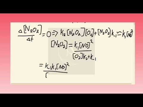 A proposed mechanism for the oxidation of nitric oxide to nitrogen dioxide was described in Probl