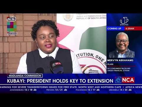 President holds key tot Madlanga extension