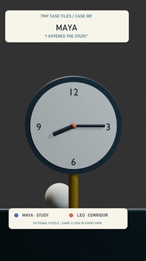 The Clock Mystery: Who is lying? #logic #mystery #shorts
